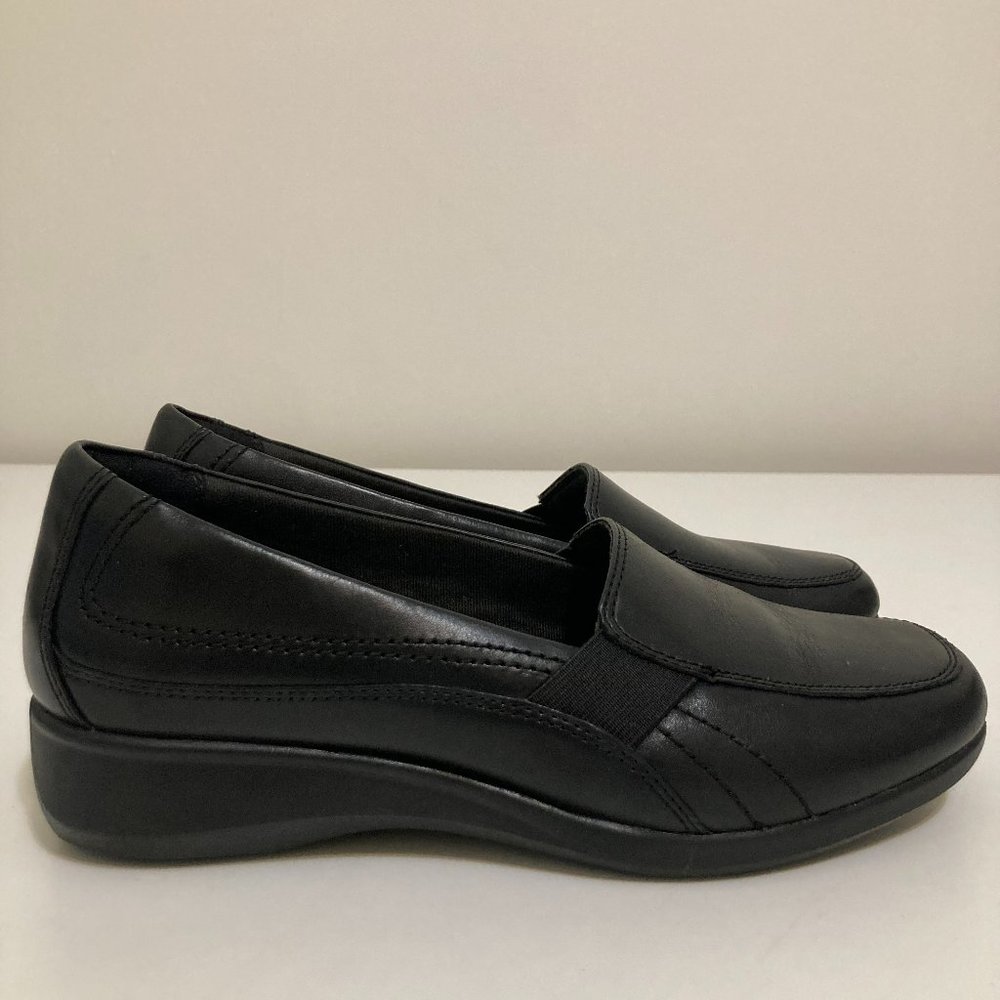 Clarks Black Man Made Leather Upper Balance Women's 8… Gem